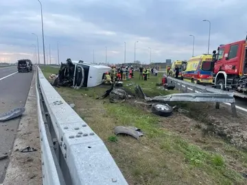 В Польше перевернулся автобус с украинцами – есть пострадавшие