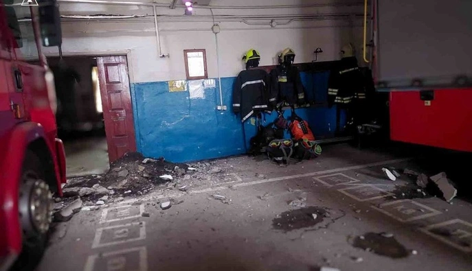 Російський дрон атакував пожежну частину на Сумщині