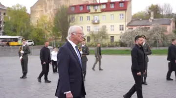 В Україну прибув Король Швеції Карл XVI Густав