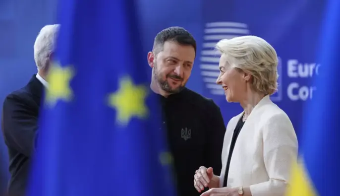 Кредит ЕС, евроинтеграция и санкции против РФ: президент провел разговор с фон дер Ляйен