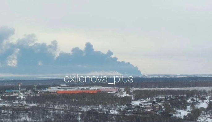 БпЛА вдарили по російському Кстово, Самарській області та Феодосії – подробиці