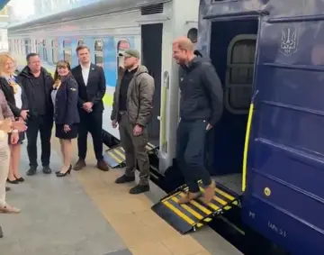 Принц Гарри прибыл в Киев с незапланированным визитом