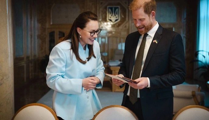 Свириденко зустрілась з принцом Гаррі під час візиту до Києва: деталі 