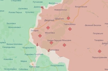 Российские войска продвинулись вблизи села в Харьковской области — DeepState