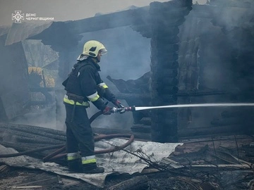 На Чернігівщині ліквідували пожежі після російських атак