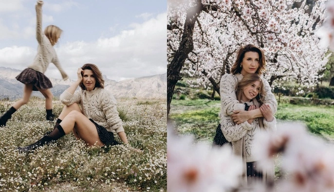 Среди ромашек: Анита Луценко с дочерью очаровали атмосферными фото на природе