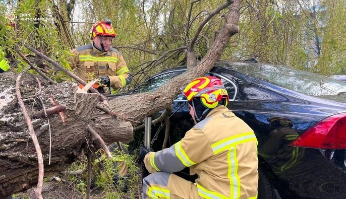 В Киевской области в результате непогоды было обесточено 110 населенных пунктов — ГСЧС