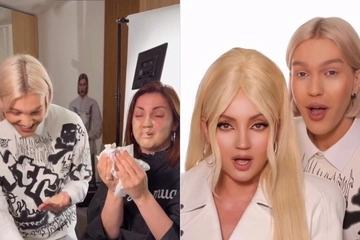 Одним помахом руки: зірковий візажист зробив з Цибульської блондинку