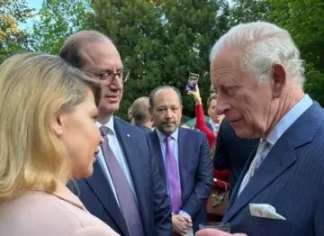 Посол Стефанишина встретилась с Чарльзом III в посольстве Великобритании в США