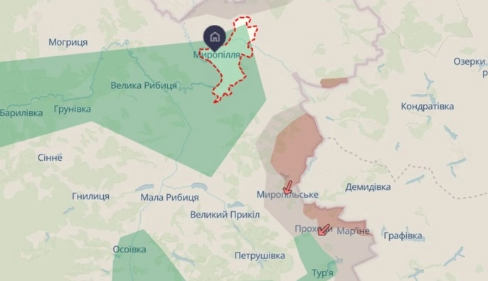 Украинские военные опровергли фейк о захвате оккупантами Мирополья Сумской области