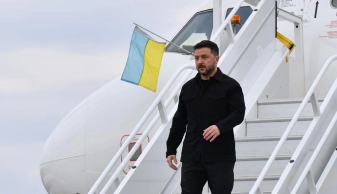 Зеленський прибув до Вірменії на саміт Європейської політичної спільноти