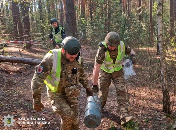На территории Деснянского района Киева изъяли боевую часть российского беспилотника