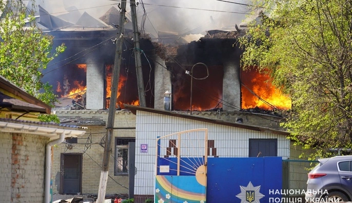 Удар по дитсадку в Сумах – поліція показала наслідки атаки