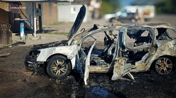 На Сумщині дрон РФ влучив у цивільне авто – поранено водія