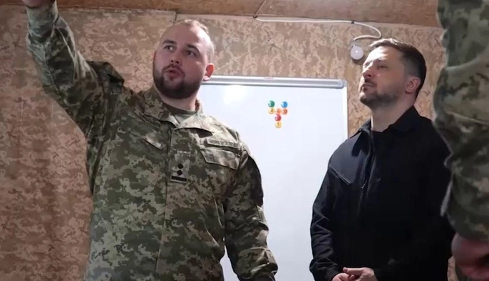 Зеленский посетил бойцов 31-й ОМБр на Александровском направлении