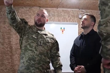 Зеленський відвідав бійців 31-ї ОМБр на Олександрівському напрямку