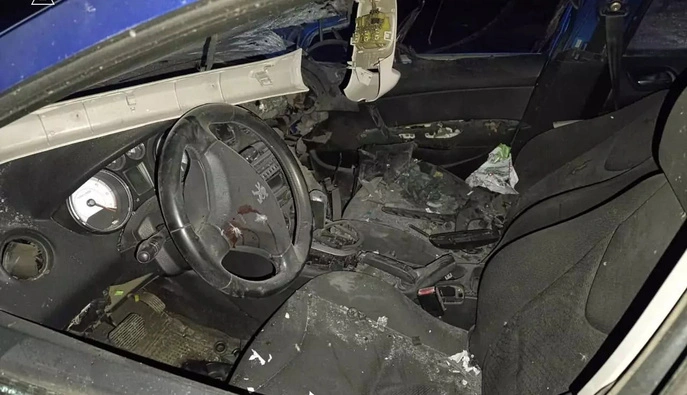 На Запорожье FPV-дрон попал в автомобиль: погиб мужчина, два человека ранены
