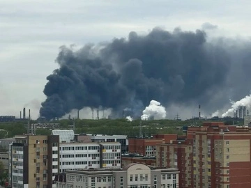 В Череповце вспыхнул пожар на металлургическом заводе
