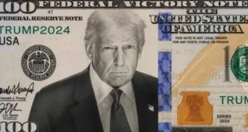 Трамп показав купюру $100 із власним портретом замість Бенджаміна Франкліна