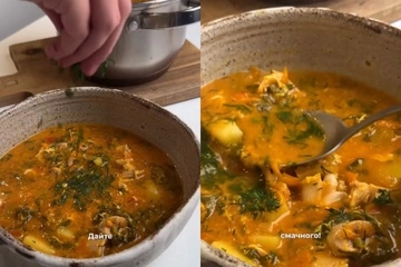 С "паутинкой": как приготовить донбасский зеленый борщ