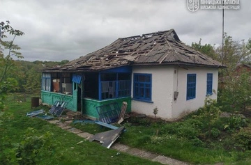 На Вінниччині через російську агресію пошкоджені будинок та агропідприємство