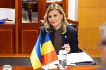 Олена Зеленська обрала український бренд для візиту до Бухареста: стильний образ першої леді