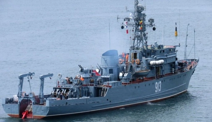 Генштаб: Сили оборони уразили малий ракетний катер та мінний тральщик окупантів