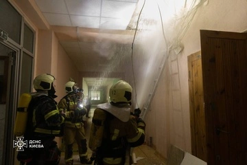У Києві сталася пожежа  в одному з ліцеїв 