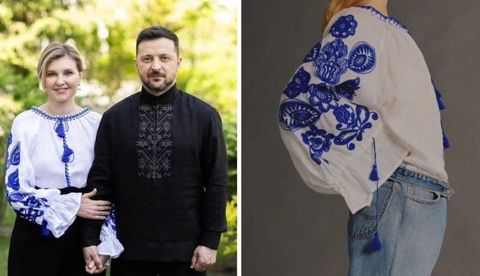 "Дерево роду": чим особлива святкова вишиванка Олени Зеленської та яка її вартість