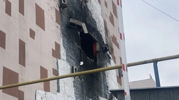В Николаеве из-за атаки российского дрона повреждено админздание
