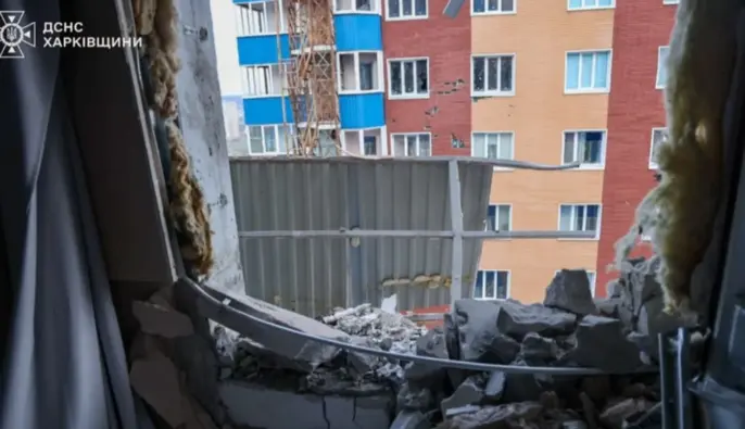 У Харкові зафіксували влучання двох російських дронів