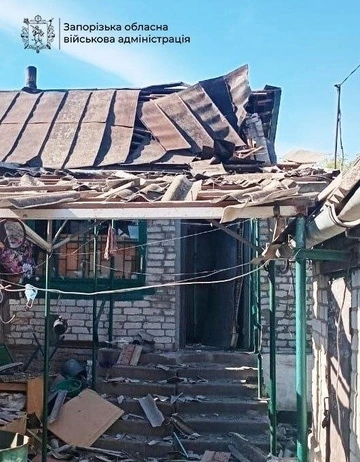 Упродовж доби окупанти завдали 616 ударів по 34 населених пунктах Запорізької області
