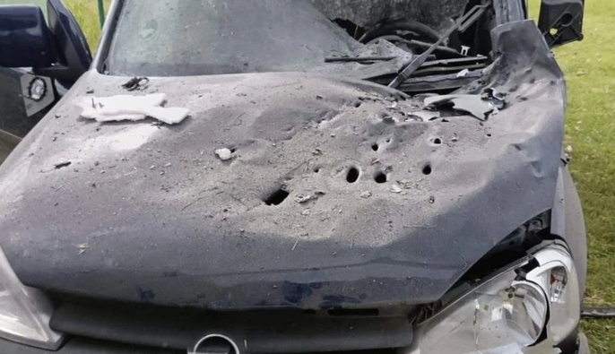 Оккупанты ударили по гражданскому автомобилю на Харьковщине: есть тяжело раненные