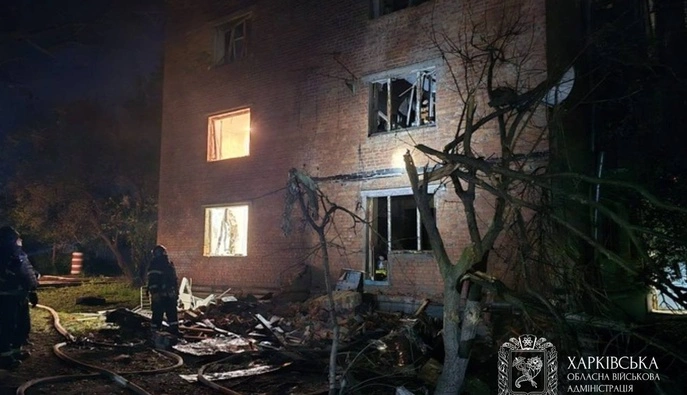 Российские дроны ночью атаковали несколько районов Харькова — что известно о последствиях