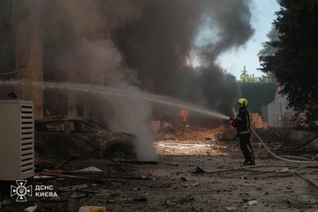 В Оболонском районе ракета упала на территорию детсада: что известно о последствиях обстрела