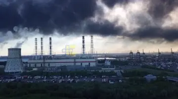 За кілька годин до форуму в Петербурзі дрони атакували стратегічний нафтовий термінал