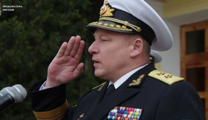 Бывшего вице-адмирала ВМС Елисеева заочно приговорили к 15 годам за госпредательство