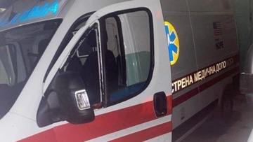 На Харьковщине из-за атаки дронов повреждена машина скорой помощи