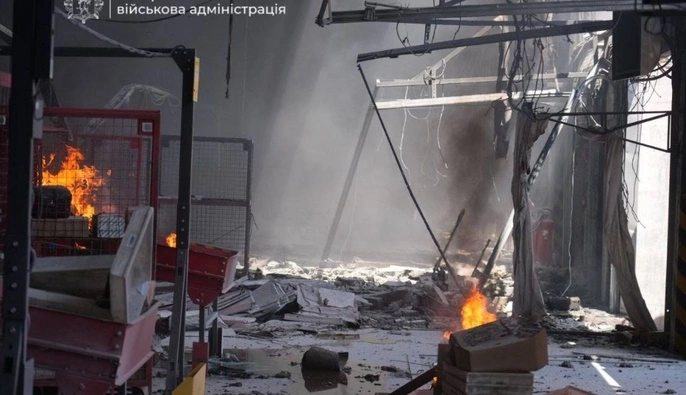 Россияне ударили по терминалу 
