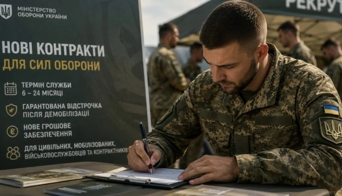 В Украине стартовало подписание новых контрактов для военных: условия и как заключить