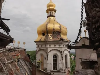 У ДСНС розповіли про перебіг робіт у Києво‑Печерській лаврі після атаки