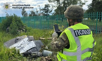 В Киеве на Троещине нашли неразорвавшуюся боевую часть "Герани"