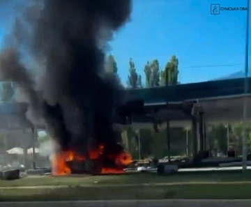 Россияне в очередной раз ударили по АЗС в Сумах, есть пострадавшие