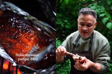 С горчицей и специями: Эктор Хименес-Браво приготовил ребра на гриле