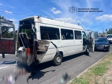Россия атаковала маршрутку в Запорожье – есть погибшие раненого ребенка