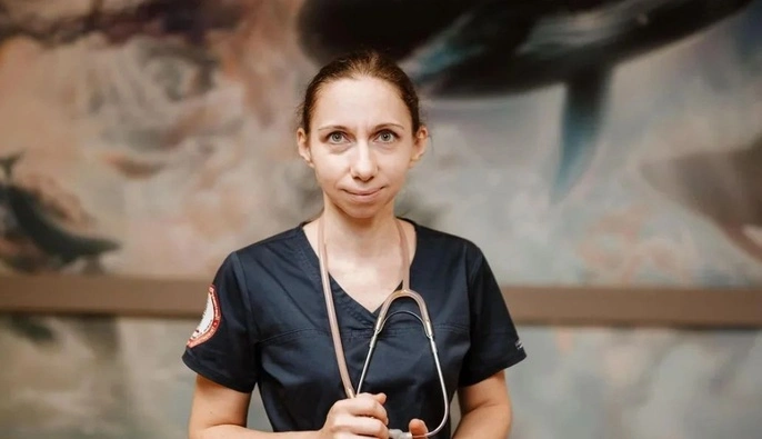 В 