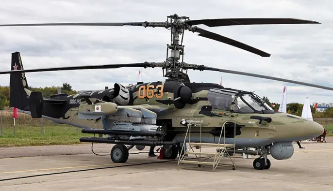 Россияне могли потерять вертолёт Ка-52