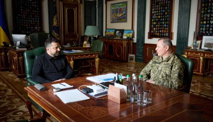 Зеленський зустрівся з командиром полку БпЛА в 11-м корпусі Ляшком: що обговорили