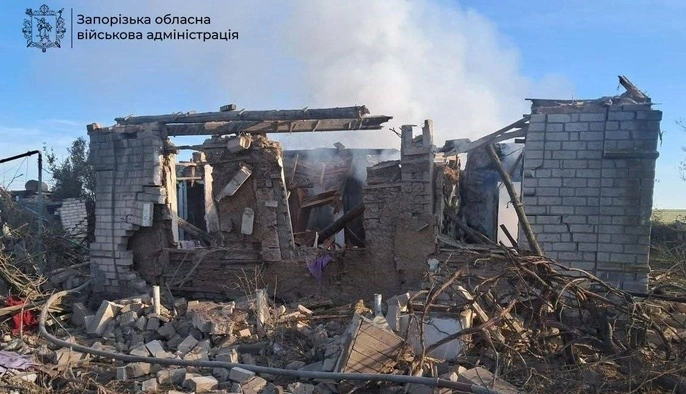 Россияне нанесли 912 ударов по 56 населенным пунктам Запорожской области