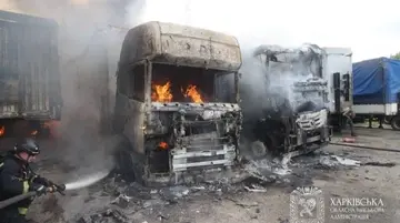 Российский дрон атаковал АЗС в Харькове: пострадала женщина